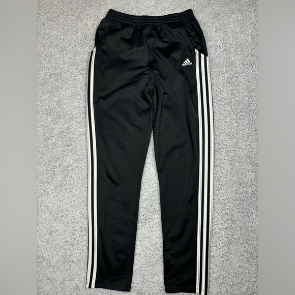 Adidas Pants Boys Extra Large 3 Stripes Activewear Athleisure Practice Pockets - Picture 1 of 4